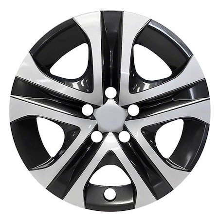 Coast2Coast 17", 5 Spoke, Silver/ Black, Plastic, Set Of 4 IWC51817SB